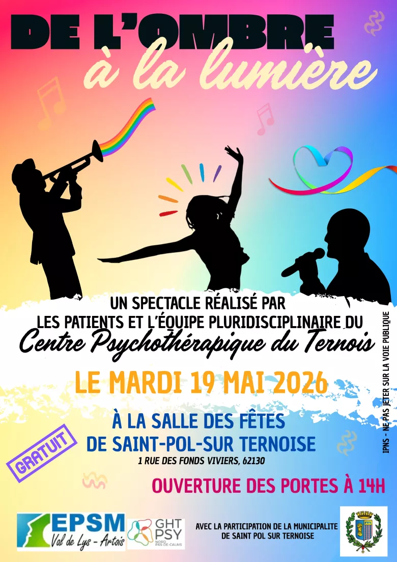 affiche de l'ombre à la lumière